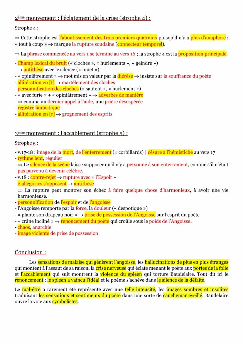 LL1 << Spleen » ; « Quand le ciel bas et lourd... » :
Introduction :
La fin de la première section du recueil Les Fleurs du mal de Charles B