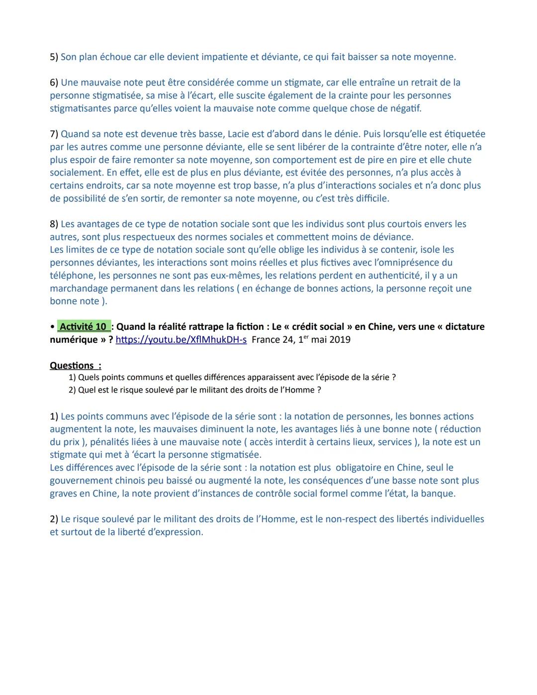 Chapitre 5 - Quels sont les processus sociaux qui contribuent à la déviance ?
Introduction : Découvrir les notions introductrices au chapitr