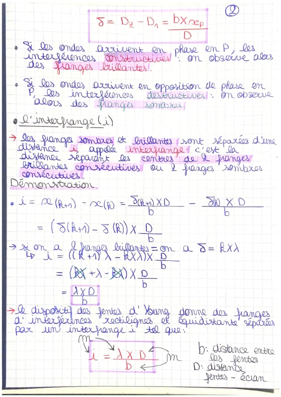Chap. 7
I/Diffraction
→ C'est une propriété des ondes que se manifeste par
un étalement des directions de propagation de
I'onde lorsque cell
