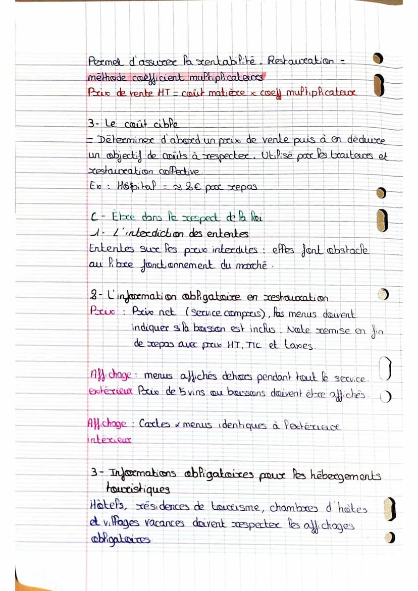 
<p>Lorsqu'une entreprise hôtelière cherche à fixer ses prix, elle doit prendre en compte plusieurs éléments importants. Il est essentiel de