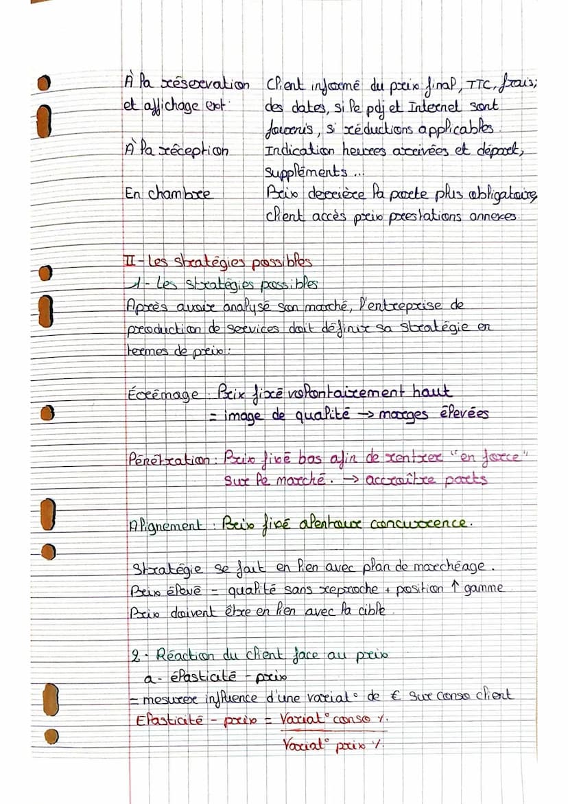 
<p>Lorsqu'une entreprise hôtelière cherche à fixer ses prix, elle doit prendre en compte plusieurs éléments importants. Il est essentiel de