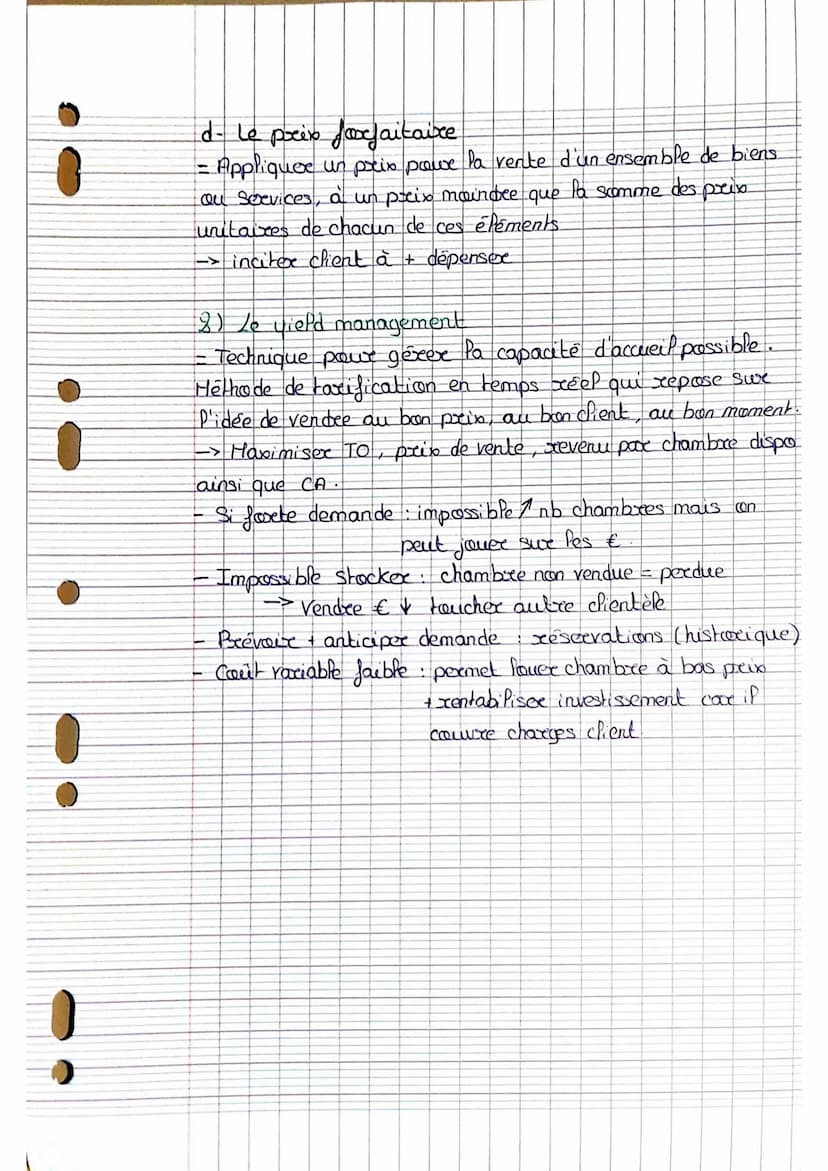 
<p>Lorsqu'une entreprise hôtelière cherche à fixer ses prix, elle doit prendre en compte plusieurs éléments importants. Il est essentiel de