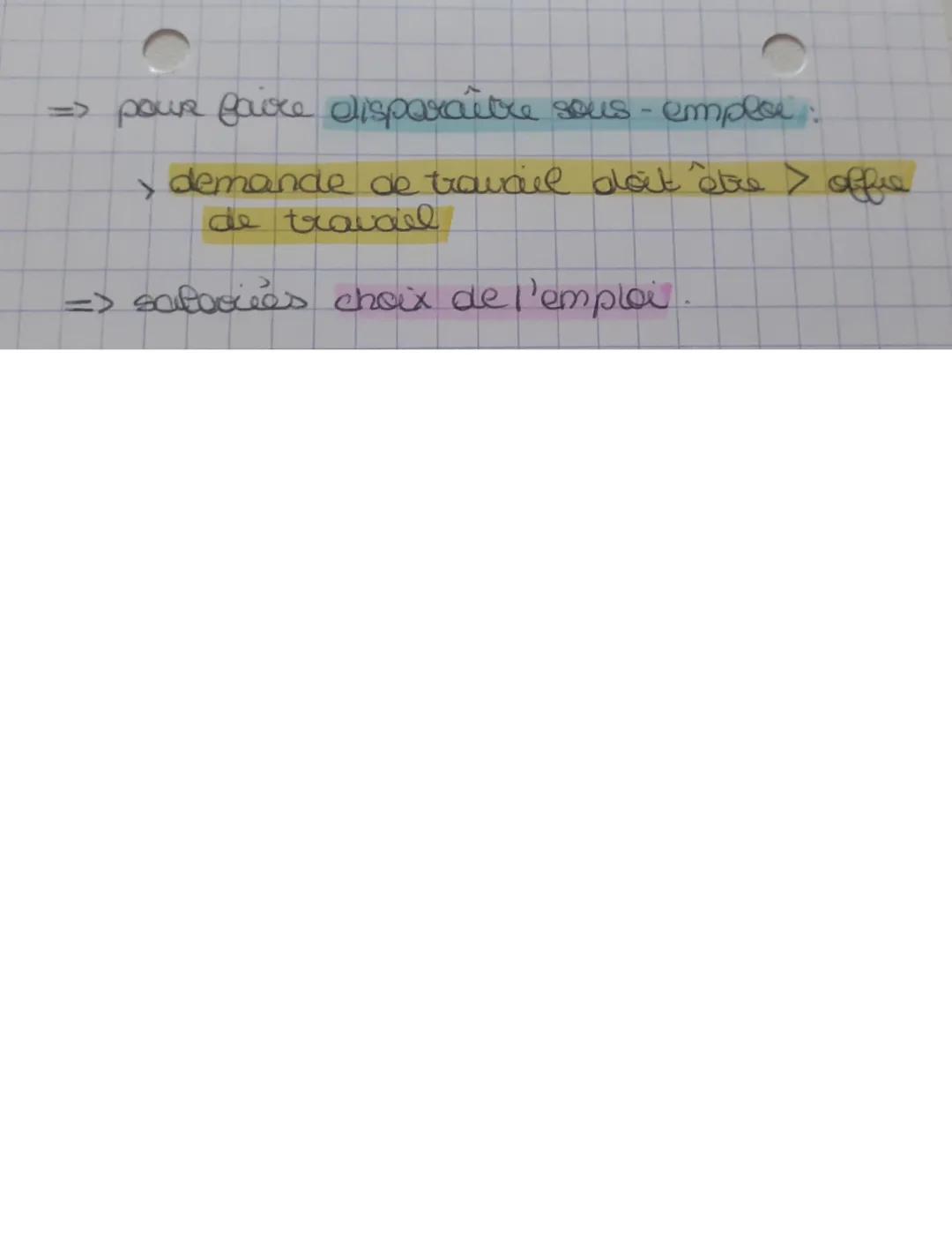 r
L OFFRE ET LA DEMANDE DE
TRAVAIL

marche du
travail
marche de
l'emploi

offreurs
=> salariés
demandeurs offreuxs
=> SNF => SNF
demandeurs
