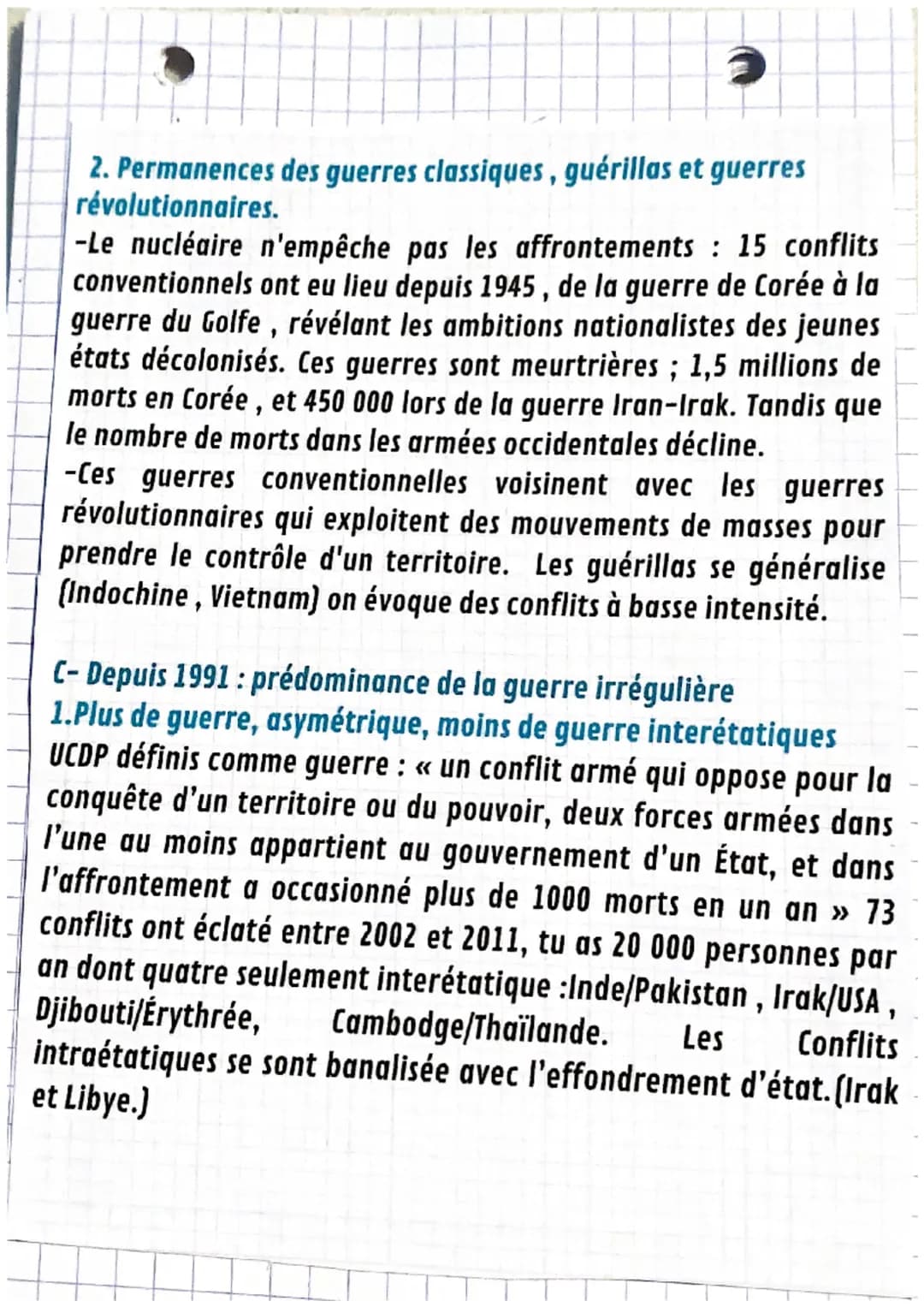 THEME 2:
AXE 1 LA DIMENSION POLITIQUE DE LA GUERRE
-Comment se transforme la manière de penser et de faire la
guerre ?
• A.Avant 1945: du no