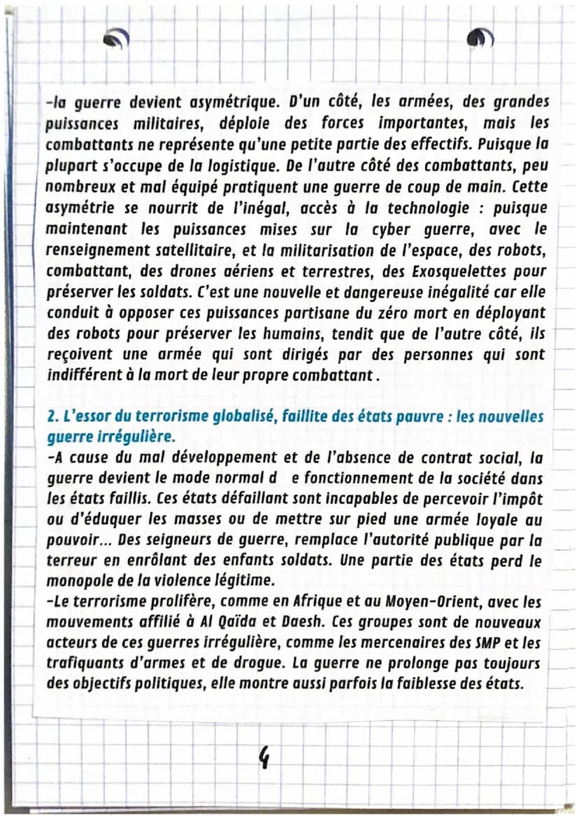 THEME 2:
AXE 1 LA DIMENSION POLITIQUE DE LA GUERRE
-Comment se transforme la manière de penser et de faire la
guerre ?
• A.Avant 1945: du no