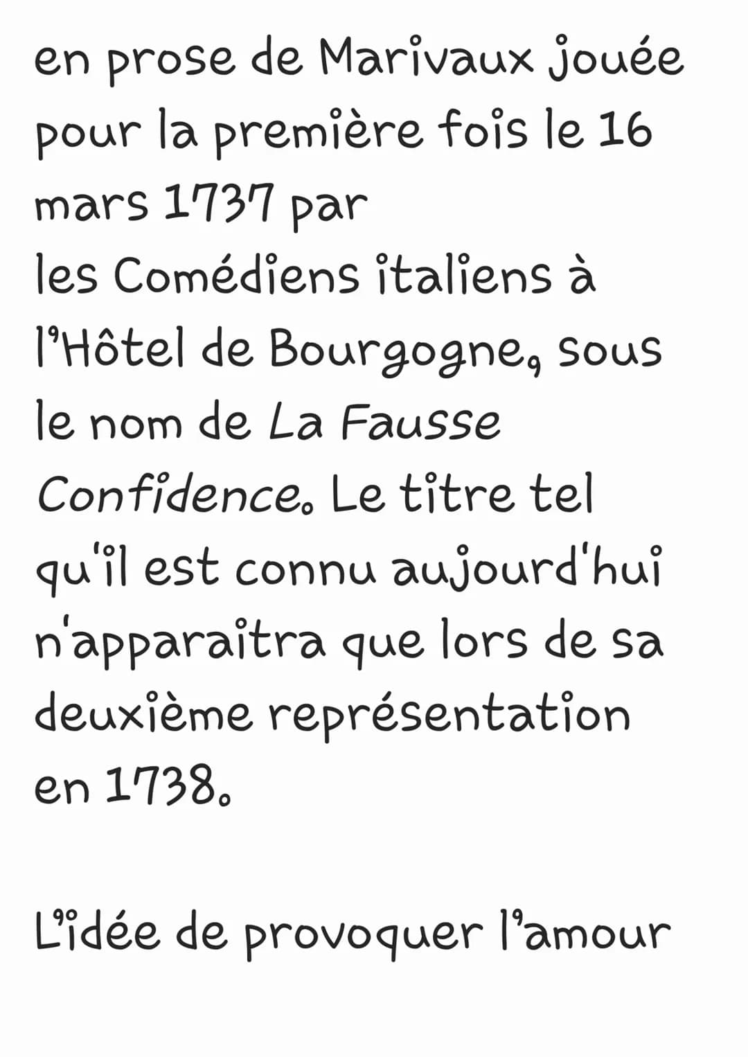 Auteur:Marivaux
Pays France
Genre:Comédie
Éditeur:Prault père
Lieu de parution:Paris
Date de parution: 1738 Date de création: 16
mars 1737
M