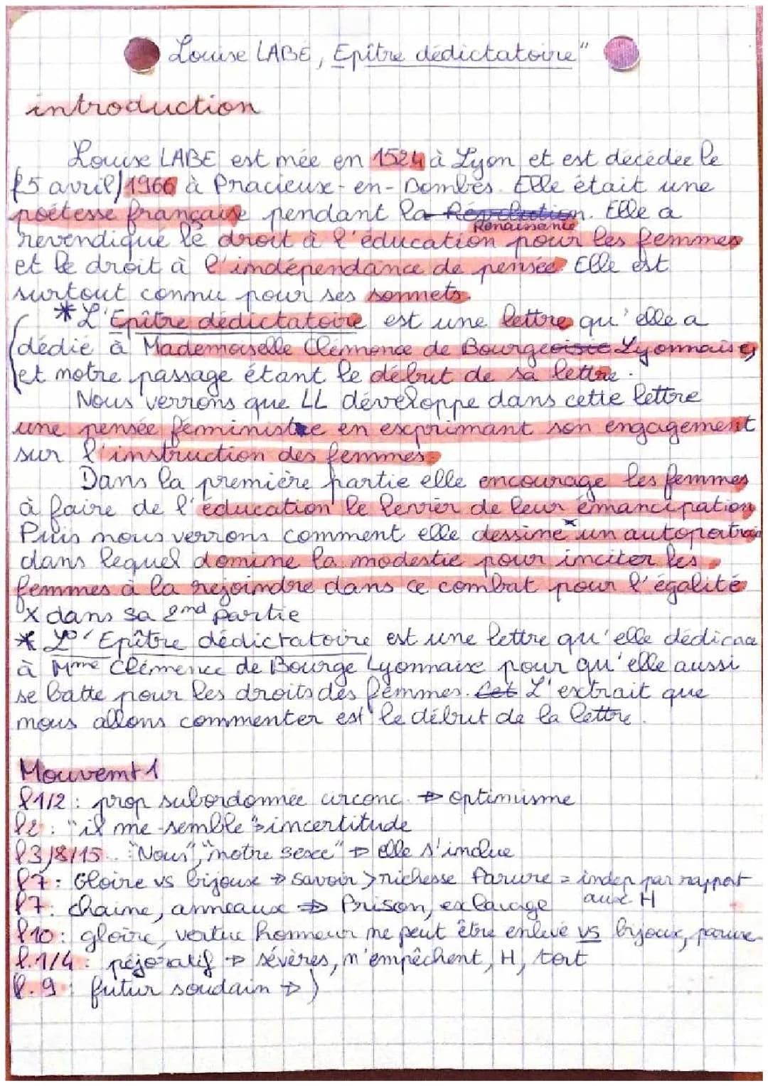 C'est quoi une épître dédicatoire ? Louise Labé et Je vis, je meurs - Analyse Simple