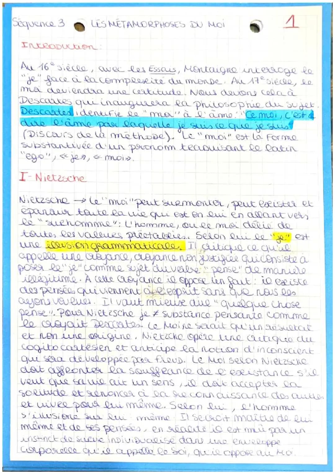 Découvre comment Nietzsche change le 'moi'