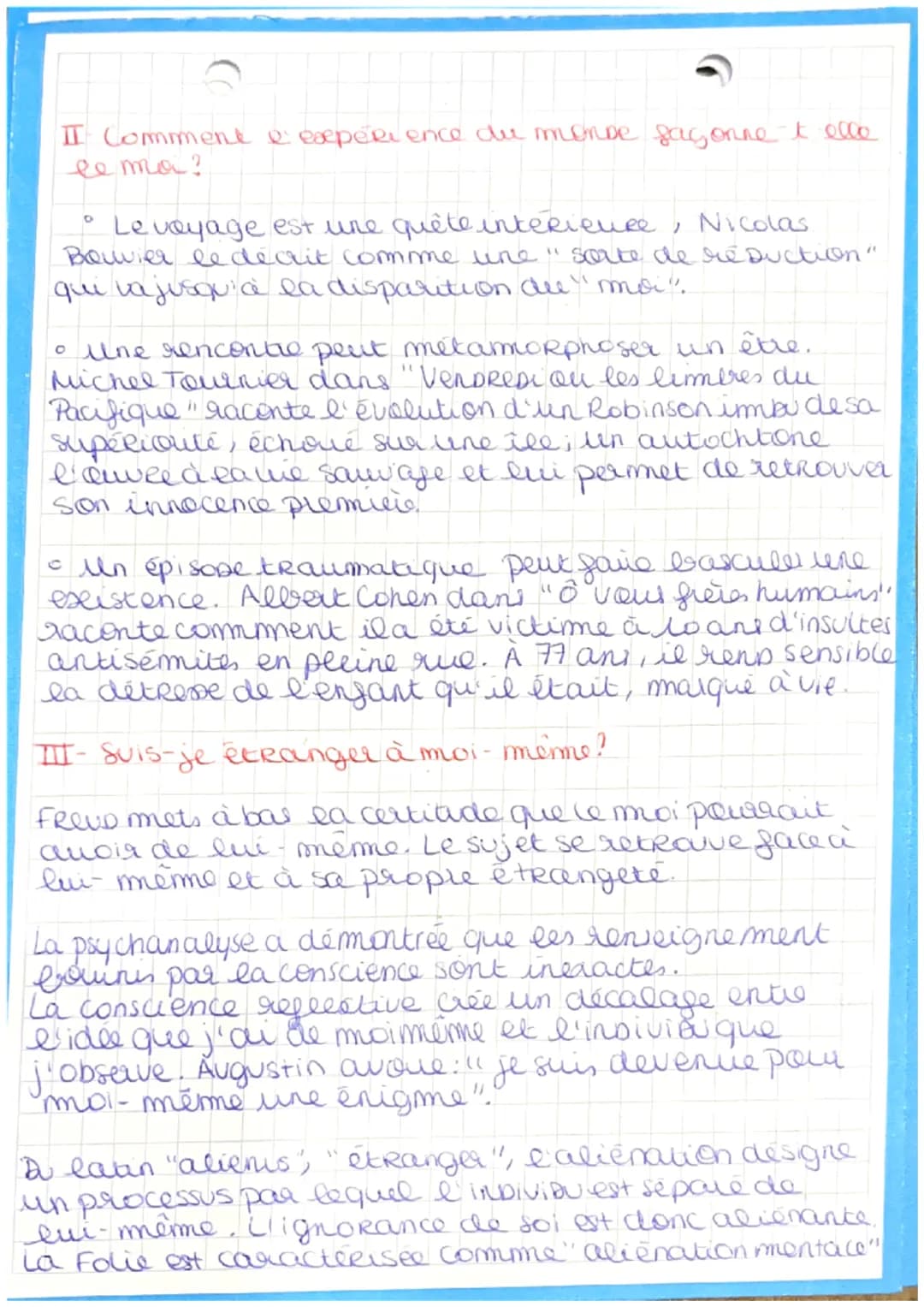 Séquence 3
LES METAMORPHOSES DU MOI
Introduction:
1
Au 16° siècle, avec les Essais, Montaigne interroge le
"je" face à la complexité du mond