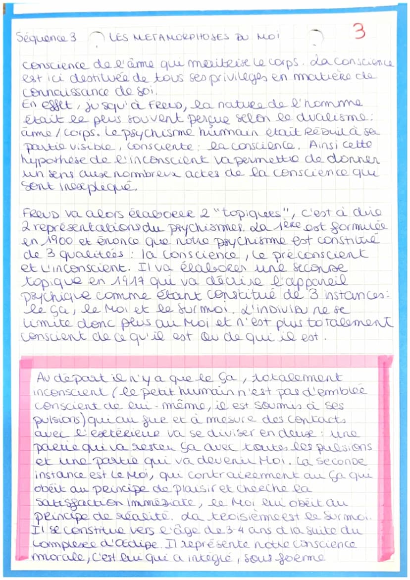 Séquence 3
LES METAMORPHOSES DU MOI
Introduction:
1
Au 16° siècle, avec les Essais, Montaigne interroge le
"je" face à la complexité du mond