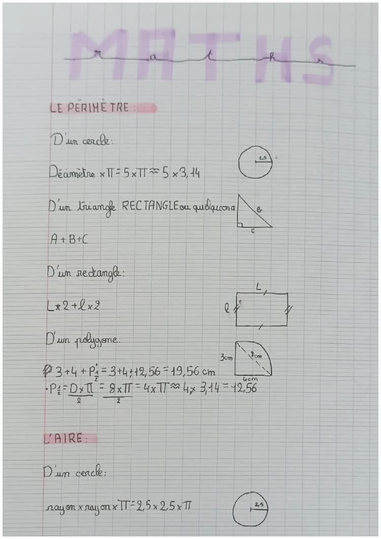 Know Le périmètre et l'air 🐚 thumbnail