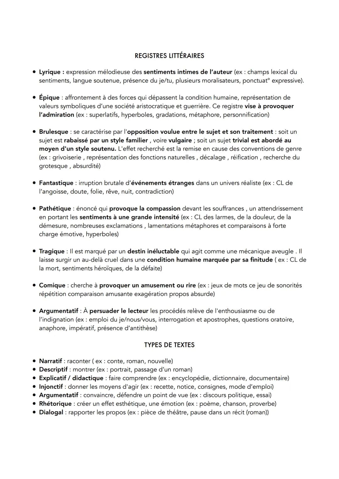 MOUVEMENTS LITTÉRAIRES
• L'Humanisme (XVIe): Mouvement italien du XVe qui arrive en France au XVIe. Il se détache des
croyances du Moyen Âge