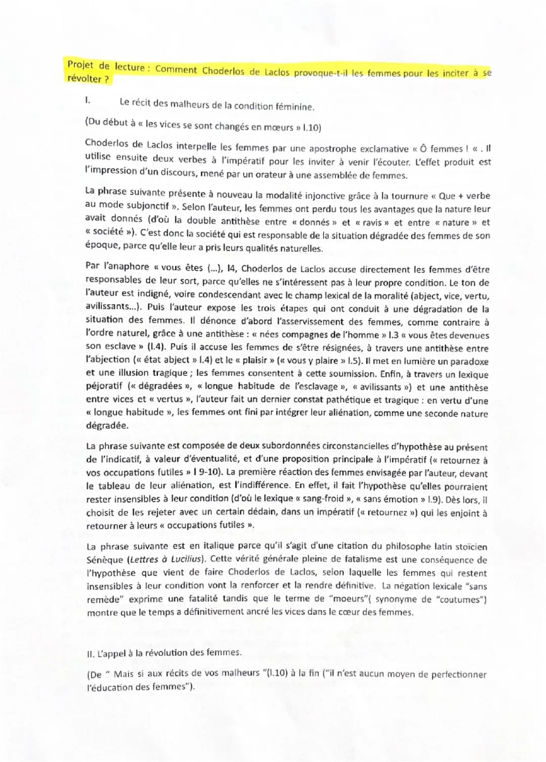 1. Ravis: volés.
2. Vices: Défauts
(moraux). Contraire de
vertuss
3. Avilissants:
Dégradants,
humiliants. Synonyme
desabjects (plus haut).
4