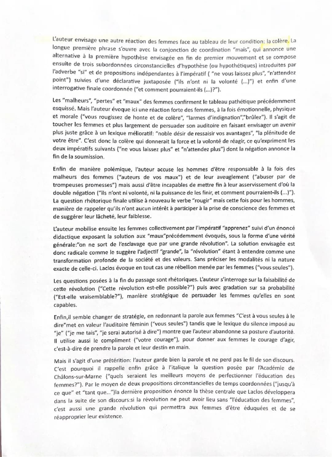 1. Ravis: volés.
2. Vices: Défauts
(moraux). Contraire de
vertuss
3. Avilissants:
Dégradants,
humiliants. Synonyme
desabjects (plus haut).
4