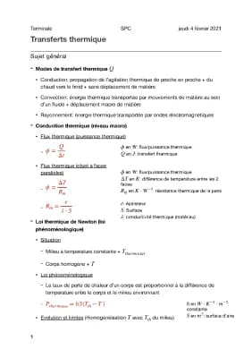 Know Cours 3 - Transfert thermique  thumbnail