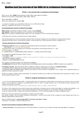 Know quelles sont les sources et les défis de la croissance économique ?  thumbnail