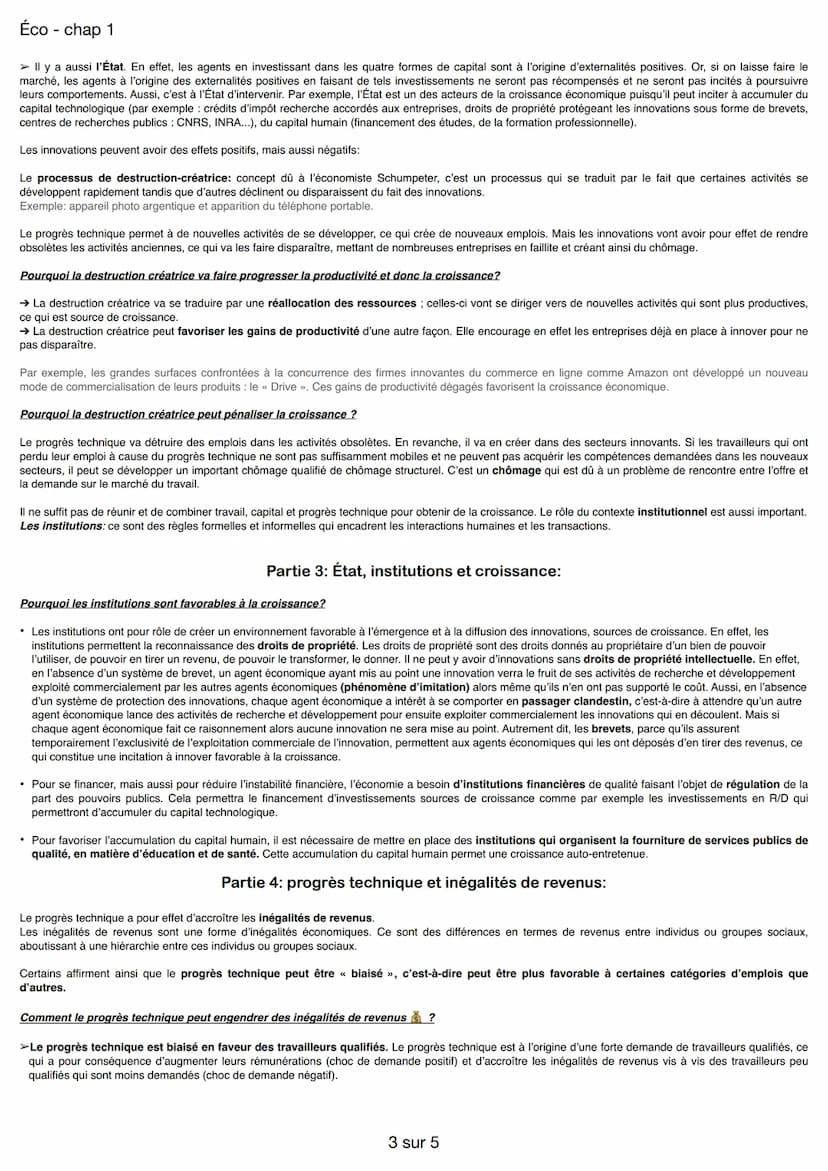 Éco
- chap 1
Quelles sont les sources et les défis de la croissance économique ?
Partie 1: les sources de la croissance économique:
PIB en v