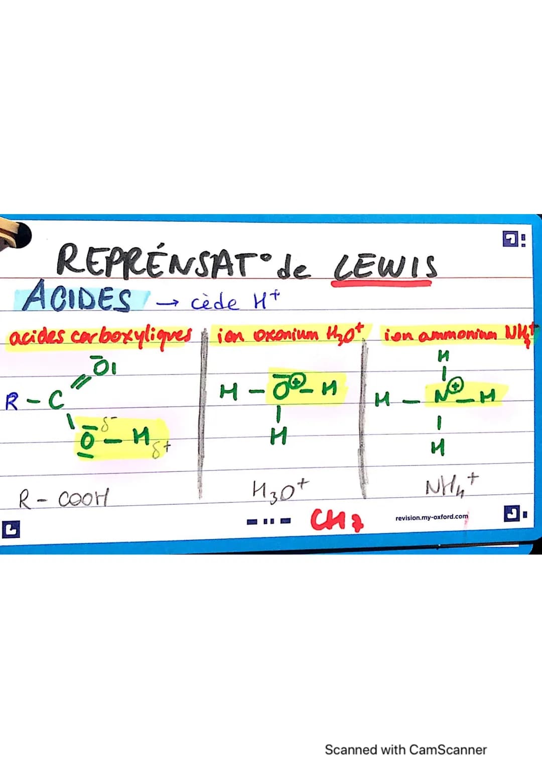 ACIDE / BASE et COUPLE
(sonorité)
Acide: cède H+
nr de lettres
inverse
Base: capte H+
Brönsked
Couple acido-basique: Acide / base conjuguée 