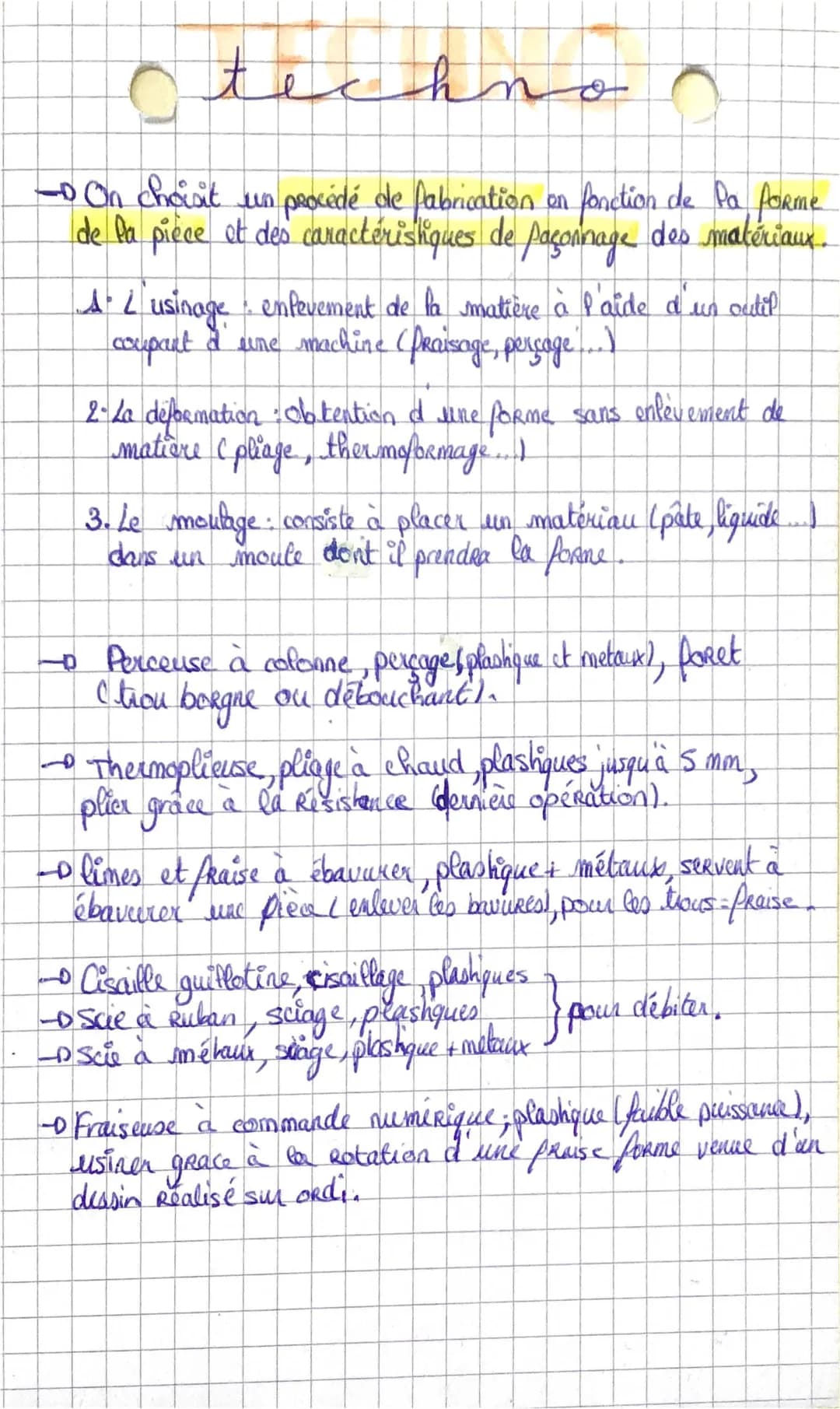 Les procédés de fabrication pour petits curieux - Exemples PDF et plus