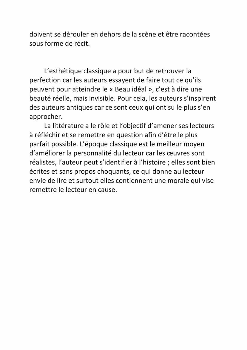 Le classicisme :
1- Qu'est-ce que le classicisme ?
Dans l'histoire française, la période dite « classique » est
une période s'étalant du XVI