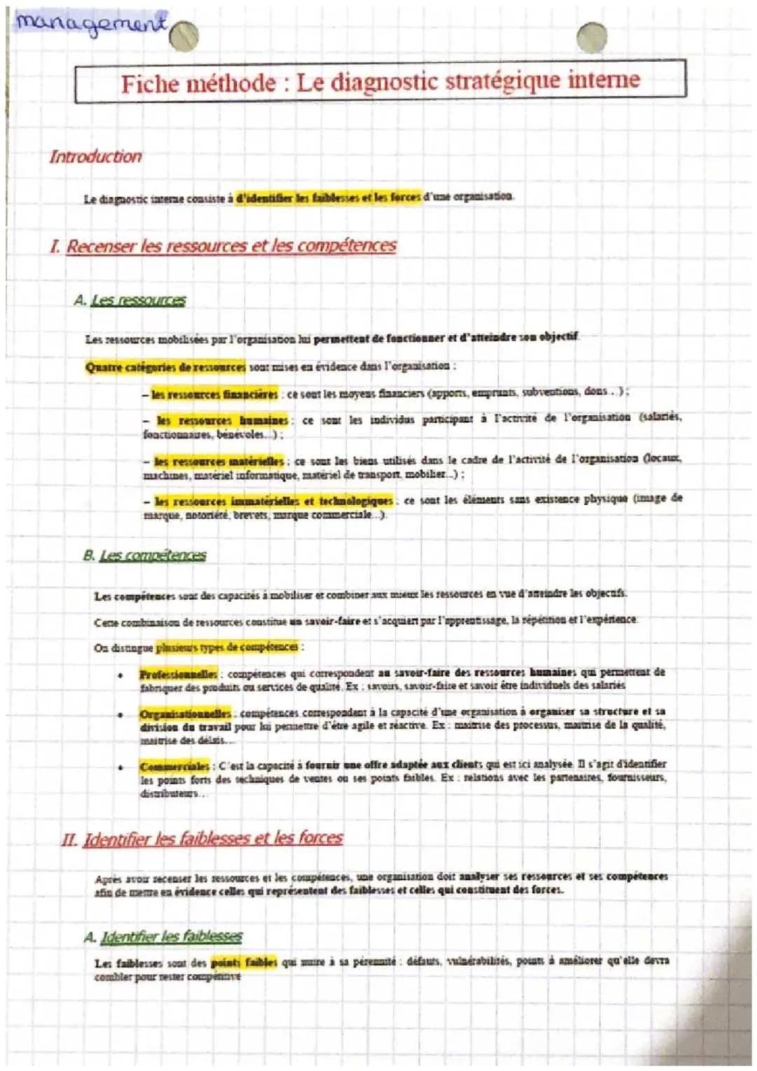 Découvre le Diagnostic Interne et SWOT: Forces, Faiblesses, Opportunités et Menaces