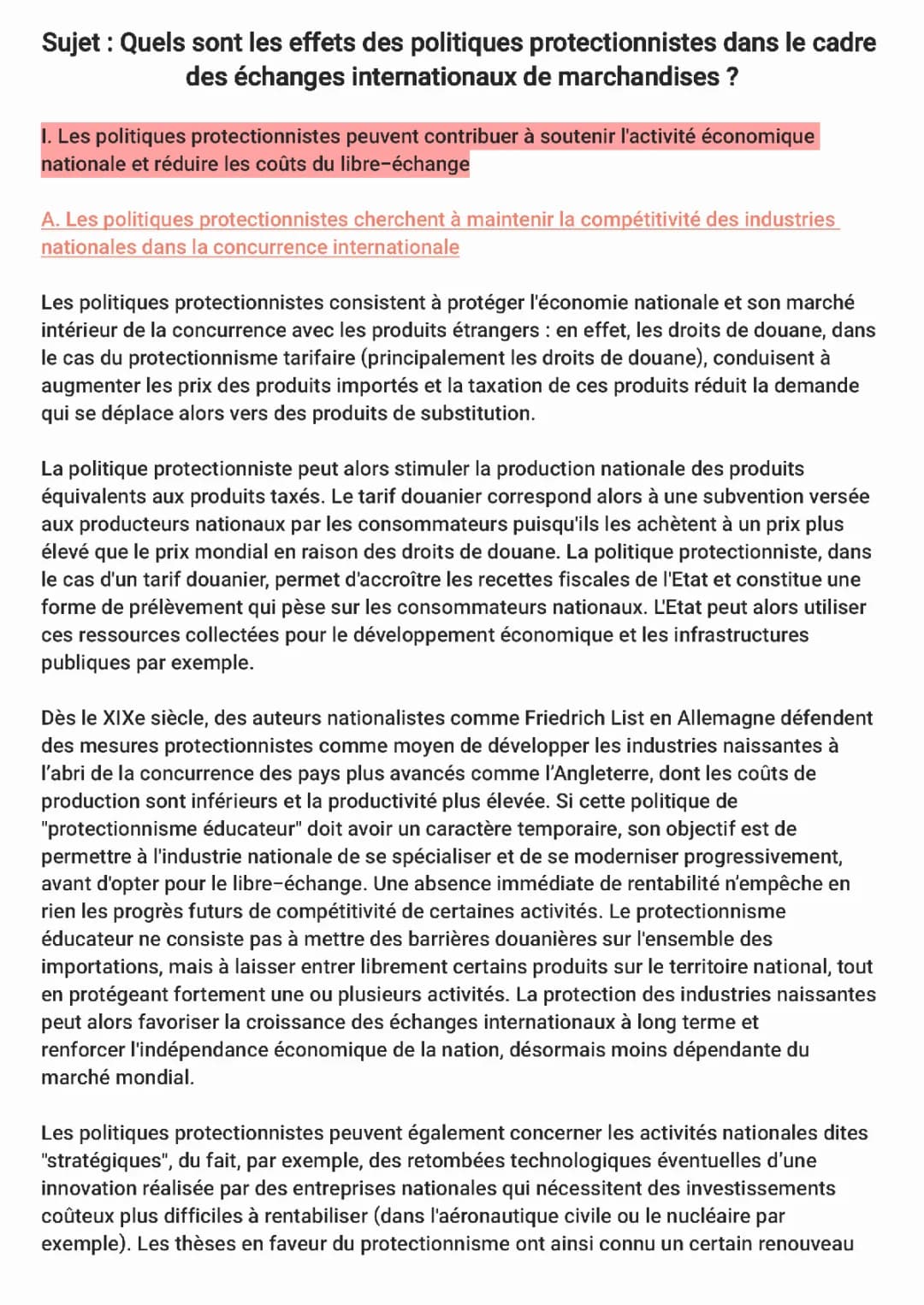 Les Secrets du Protectionnisme: Avantages et Inconvénients