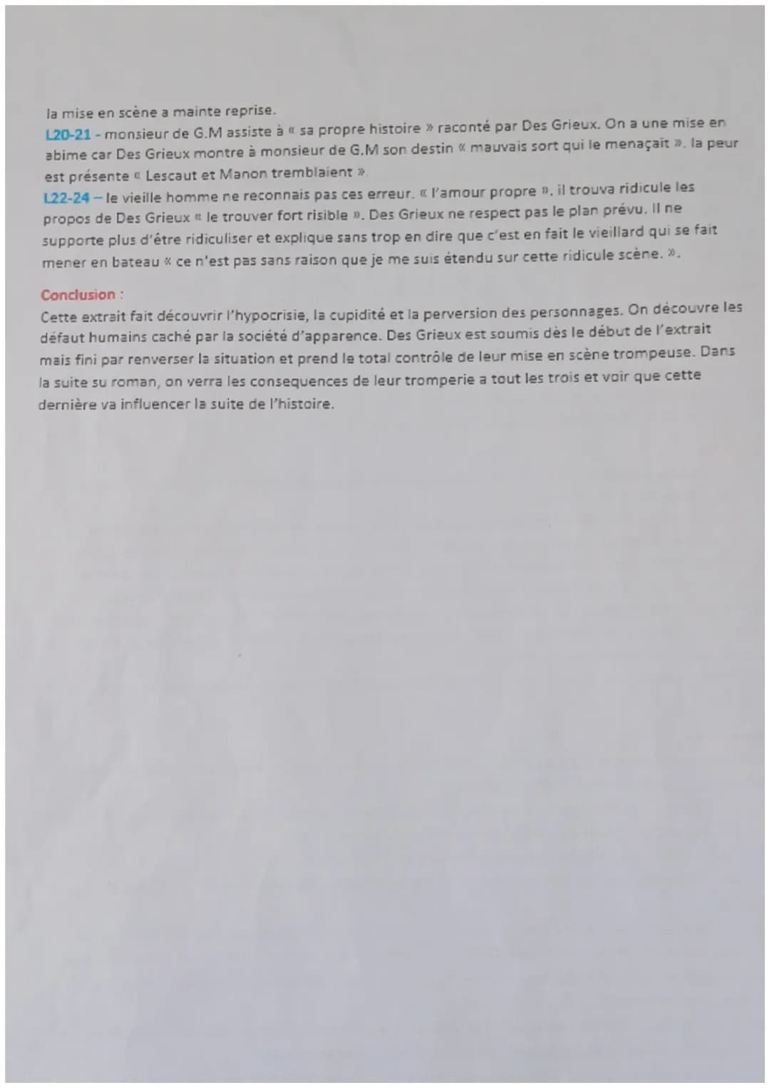 01 personnages en marge, plaisirs du romanesque
Manon Lescaut (2)
1
24
Texte 1.6
« Le principal théâtre de mes exploits devait être l'hôtel 