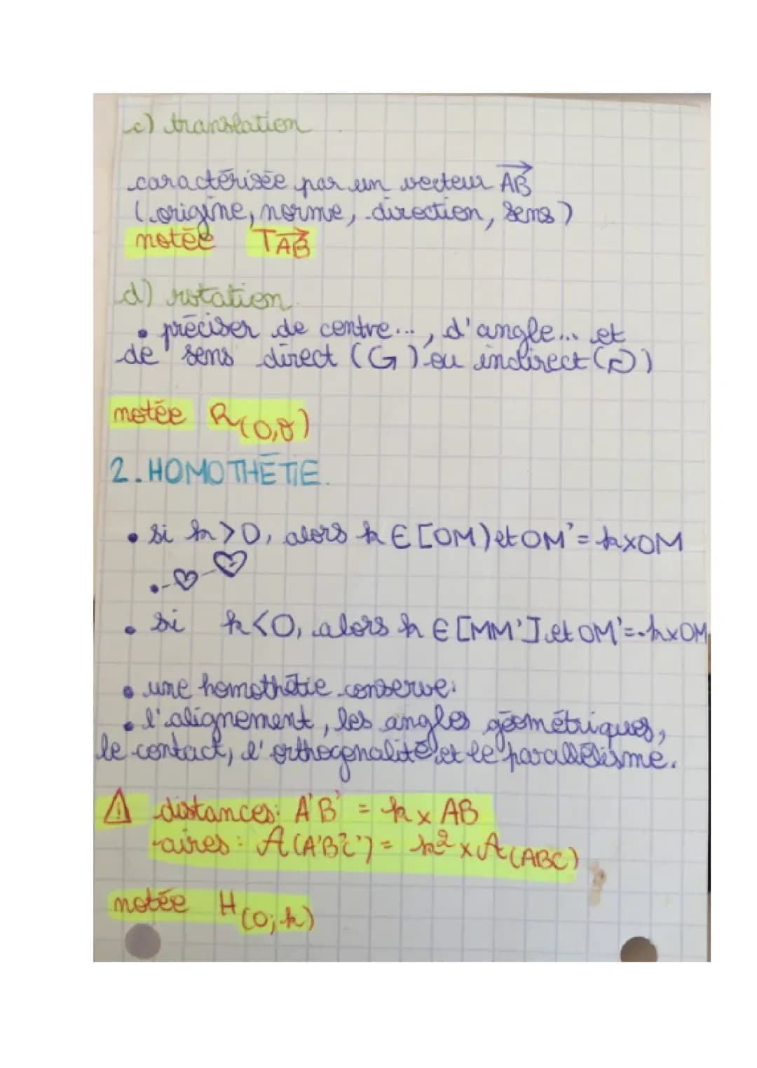 mathématiques
MIM'I'M I'est la transformation
reuproque de T
1. TRANSFORMATIONS
une isométrie conserve:
• les distances
I'alignement
• les a