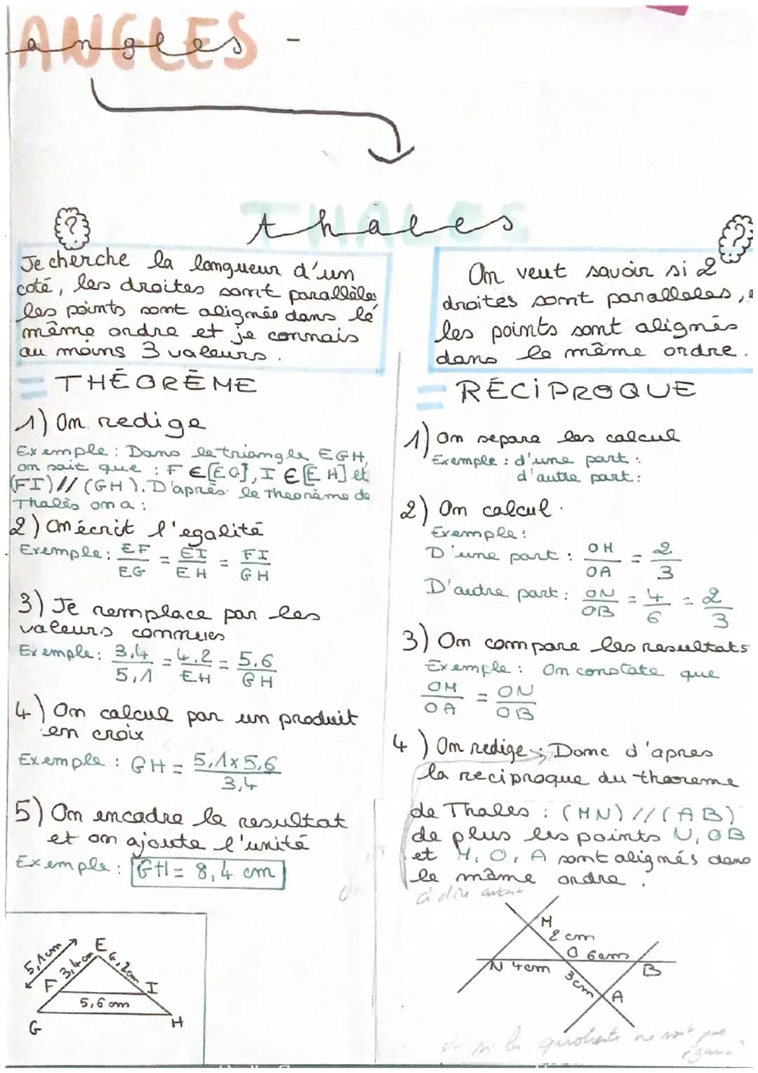 Le triangle est RECTANGLE,
am conmait la valeur de 2
cotés et om cherche la 3ème
long veur
THÉORE ME
le carré de la longueur de
l'hypotenuse