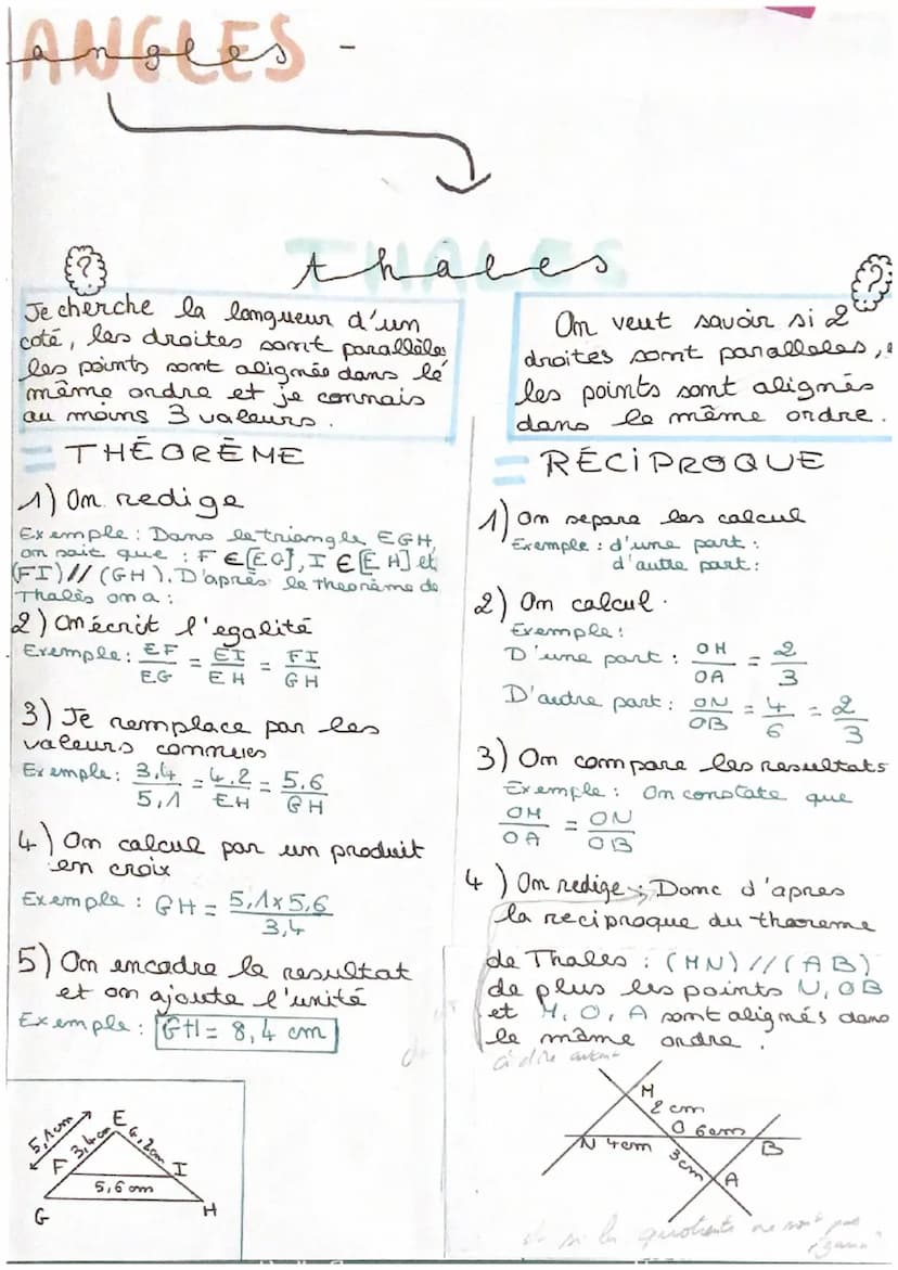 Le triangle est RECTANGLE,
am conmait la valeur de 2
cotés et om cherche la 3ème
long veur
THÉORE ME
le carré de la longueur de
l'hypotenuse
