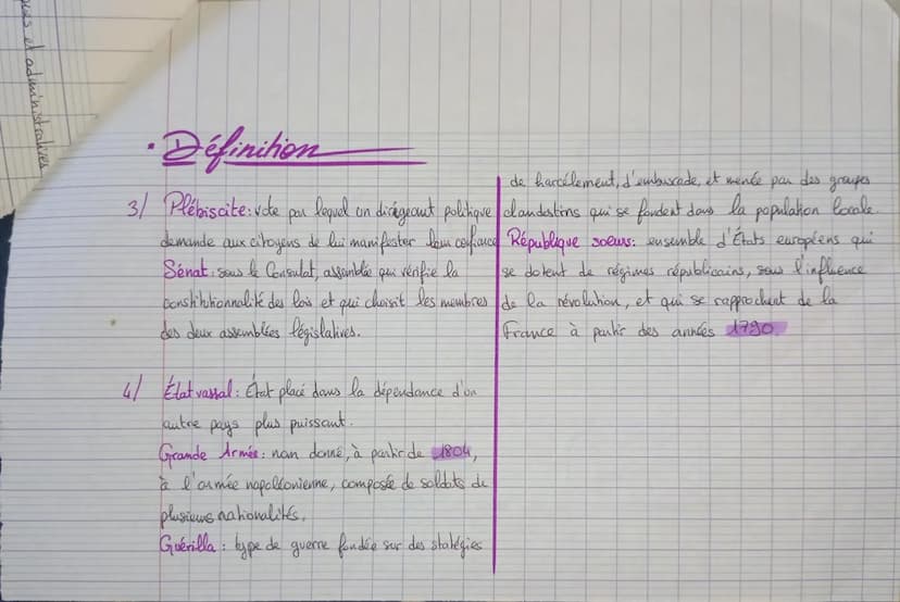 |
Chapitre nºs da Resolution française et l'Empre, une nouvelle
conception de la nation.
Intro: pachir de 1789, la France connaît de profond