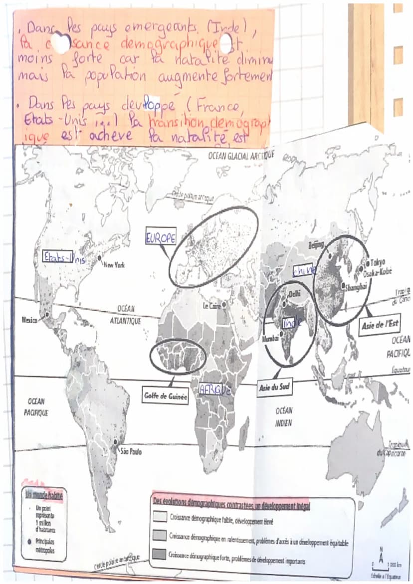 Voci
geograp
Croissance
de la population graphique : augmentatio
-Transition demographique. Pe
his
entre.
ancien
et Pe
Viei Plissement de Pa
