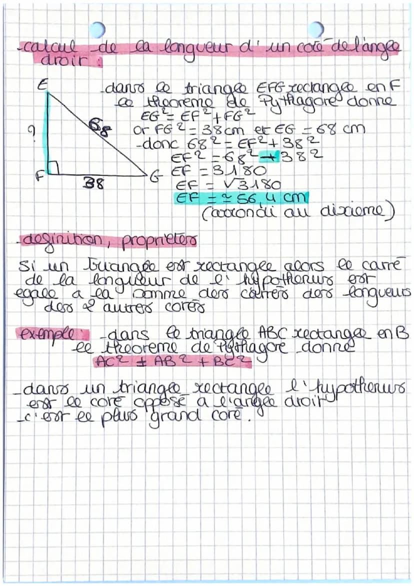 Sormule
B
3
&
grand ² = moyen ² + petit
A
comment trouver la longueur de I hypotherws?
A
dans ce triangle ABC
rectangle en B on untise
e ega