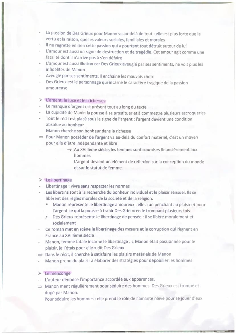 Manon Lescaut
Résumé de l'œuvre
Manon Lescaut est l'œuvre la plus connue de l'auteur. Ecrite en deux parties, ce livre parle
d'une histoire 