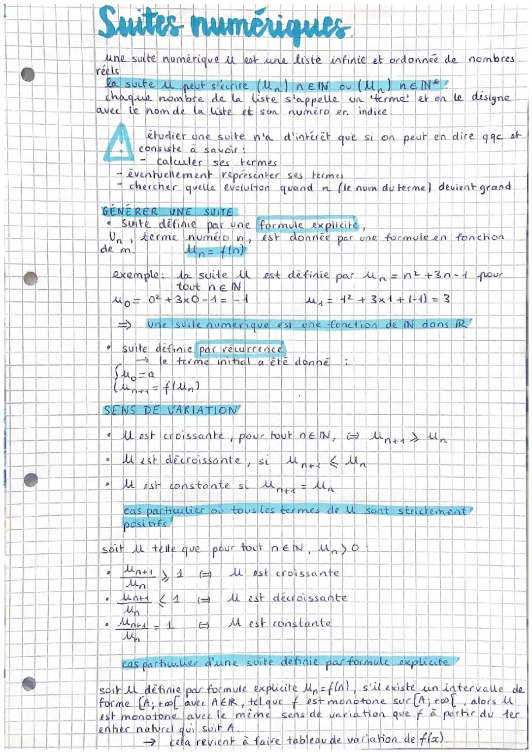 suites numériques 