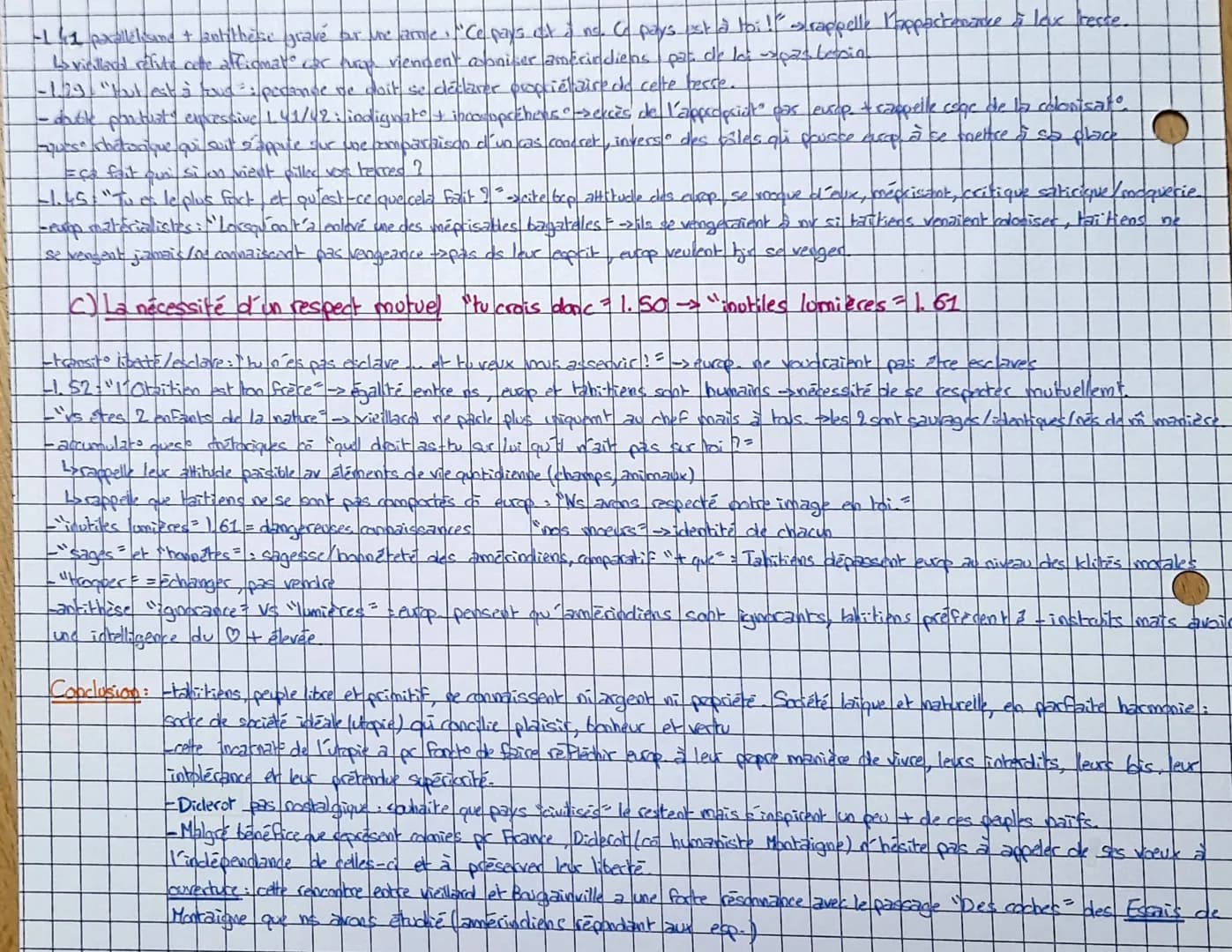 LL 4
Notre monde vient d'en Frouver un autre
Denis Diderot, Supplement au voyage de Bougainville, extrait "les adieux ou vieillard -
krmit's
