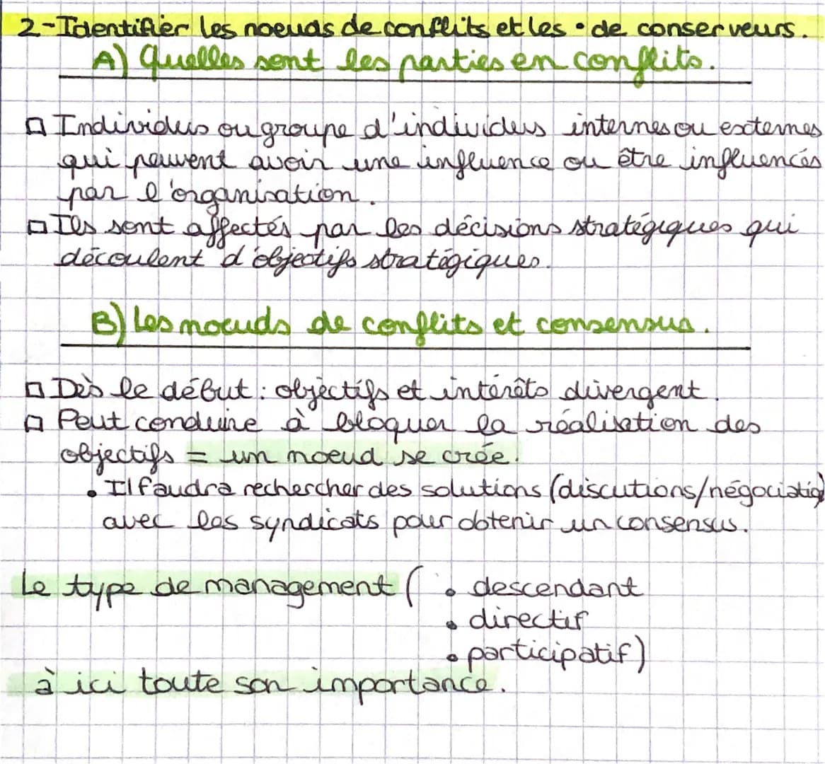 Interpreter un diagnostic et
Le traduire en objectif.
L'interprétation du diagnostic stratégique va
déboucher sur des objectifs qui dépender