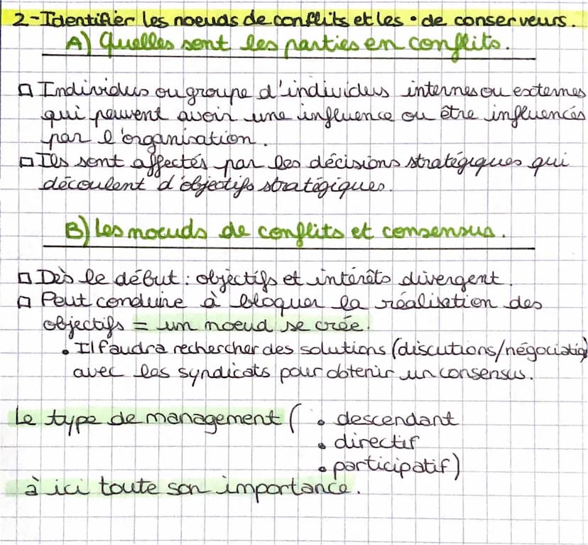 Interpreter un diagnostic et
Le traduire en objectif.
L'interprétation du diagnostic stratégique va
déboucher sur des objectifs qui dépender