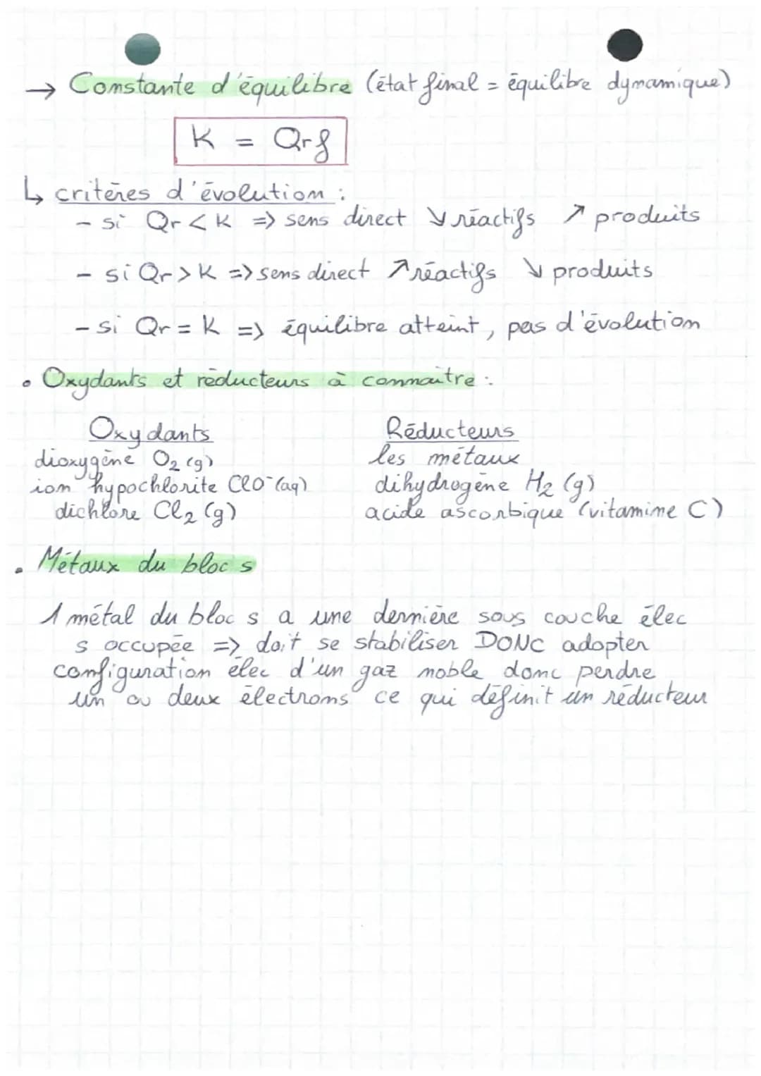 Evolution spontannée d'un
système chimique
->
transformation
mon totale
-
aA + b B = cC + dD
sens direct: aA + bB → cC + dD
sens indirect: C