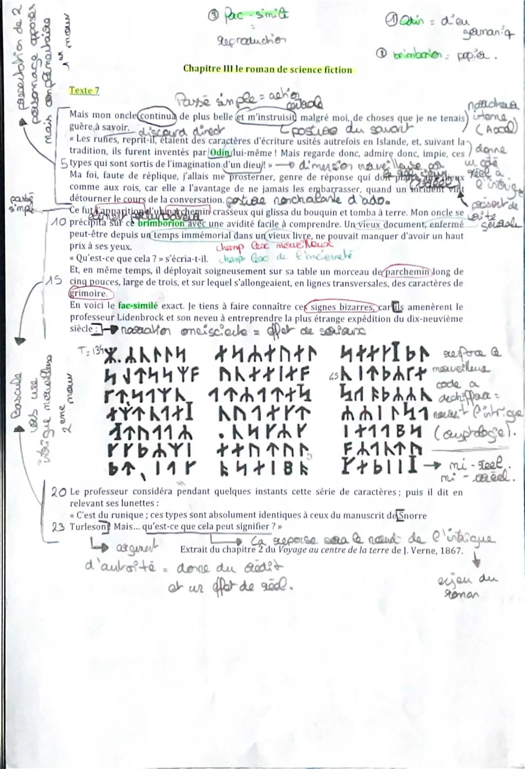 Voyage au centre de la Terre : Analyse linéaire Chapitre 2 et Fiche de lecture