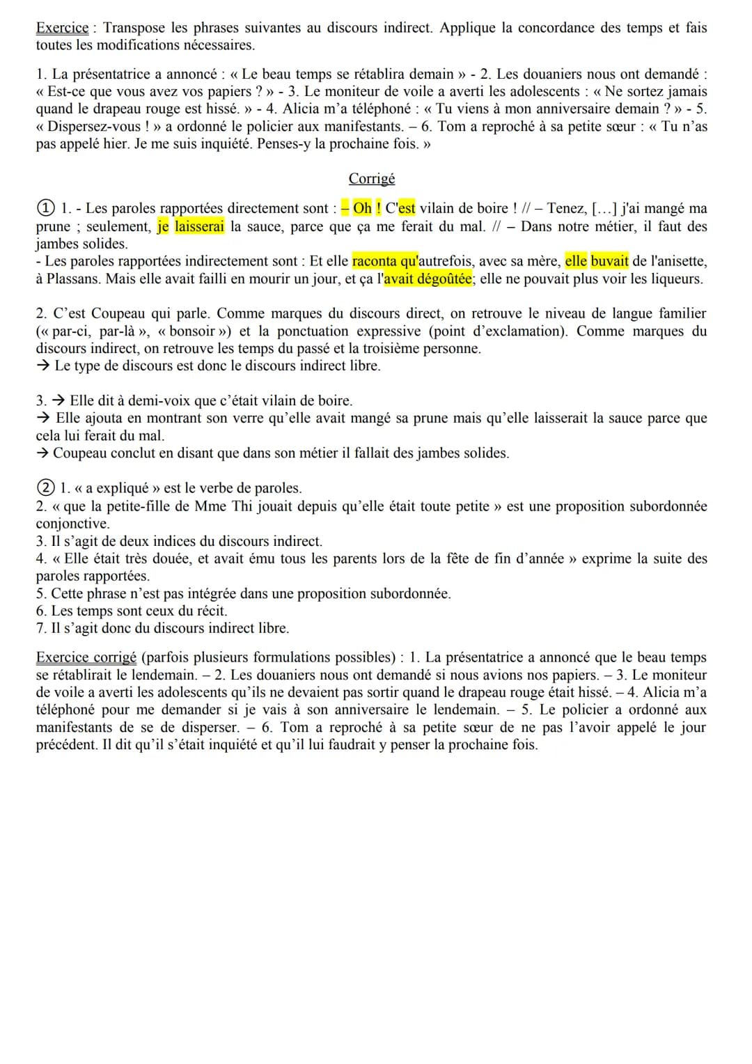 Français 3 Réviser le brevet 2017
Fiche révision brevet: Grammaire → Les types de discours / Les paroles rapportées*
*annexe de la fiche n°1