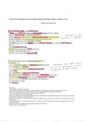 Know lecture linéaire La Prose du Transsibérien, Cendrars thumbnail