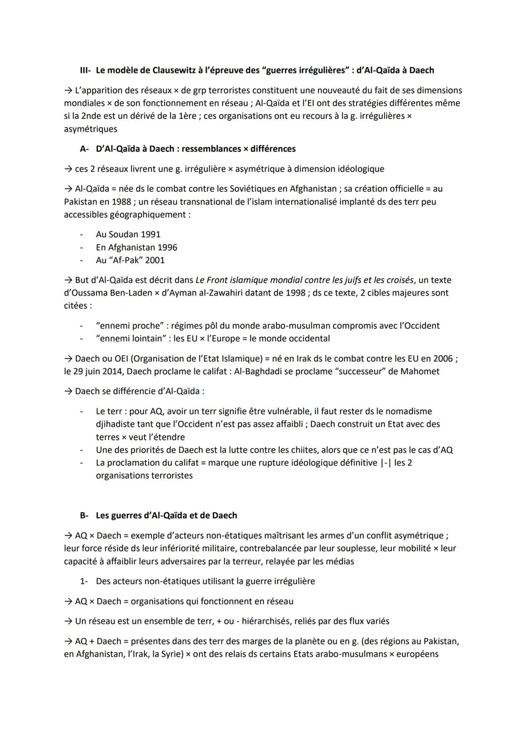 Thème 2 - Faire la guerre, faire la paix
AXE 1 - La dimension politique de la guerre : des conflits interétatiques aux enjeux transnationaux