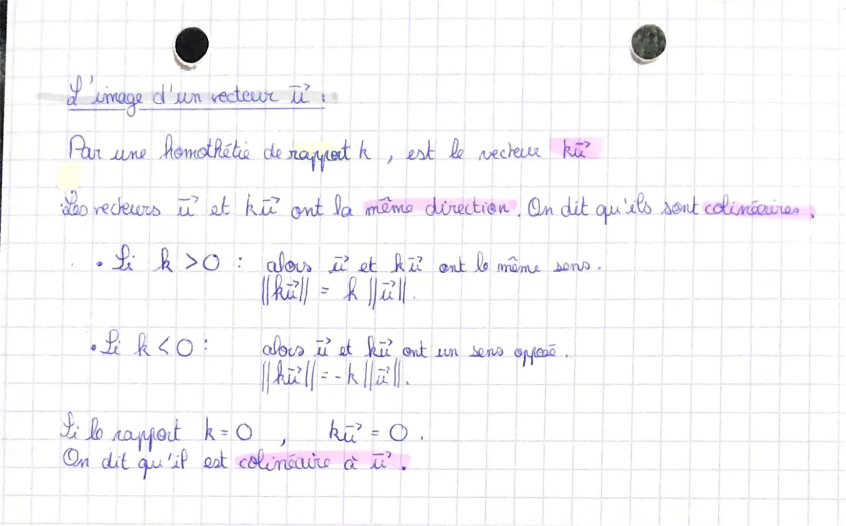 Les vecteurs.
Li ABCD est un
Dans
ce cas,
DS de Mathématiques
A
C
B
L'inégalité triangulaire :
AC AB + BC
s'écrit
pavalilogramme,
on dit
que