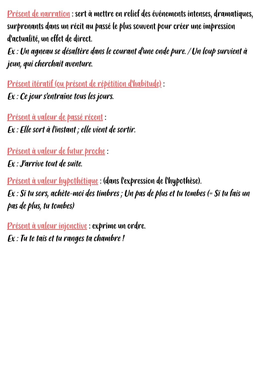 Sa conjugaison
je
tu
il, elle, on
nous
Vous
ils
1er groupe
-e
-es
-e
-ons
-ez
français 20 présent
-ent
2è groupe et 3è
groupe
-S
-S
-t
-ons
