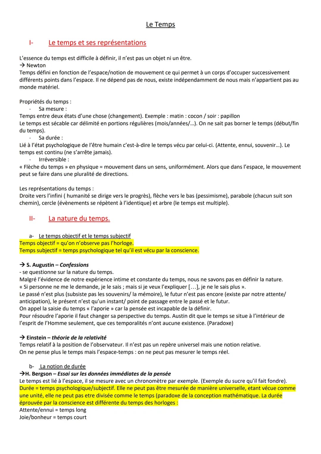 
<h2 id="lanaturedutemps">La Nature du Temps</h2>
<p>Le temps est une notion difficile à définir, car il ne s'agit ni d'un objet, ni d'un êt