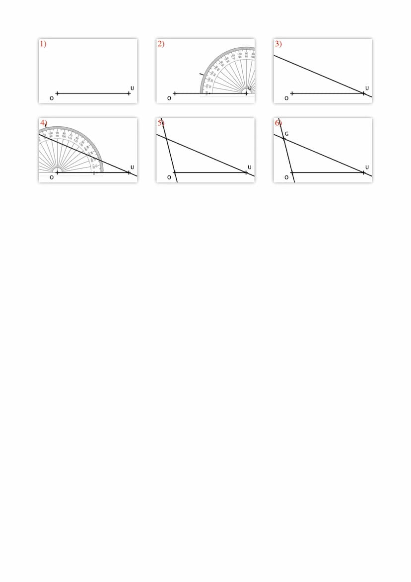 Matériel nécessaire :
1)
FICHE MÉTHODE :
CONSTRUCTION DE TRIANGLES
► Une feuille blanche
► Un crayon de bois bien taillé
► Une règle
4)
Un c
