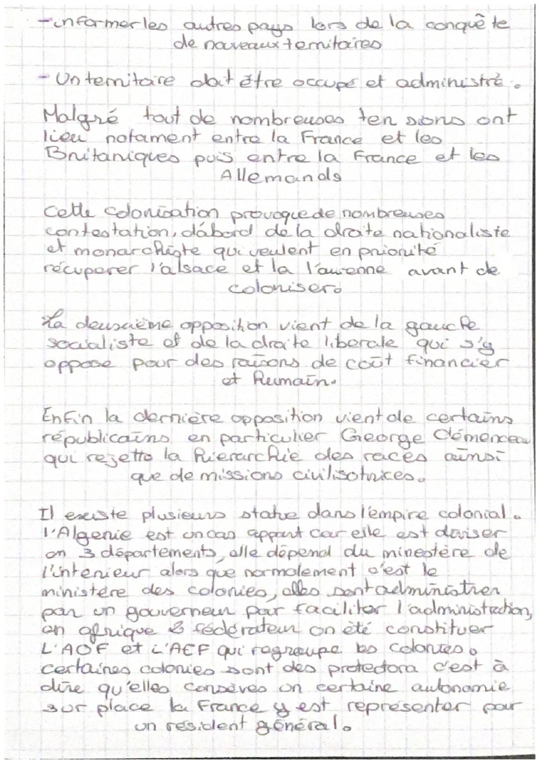 # HISTOIR

La colonisation est soutenue pour différentes.
raisons:

économique permet à l'industrie française
d'avar un nouveau marché pour 