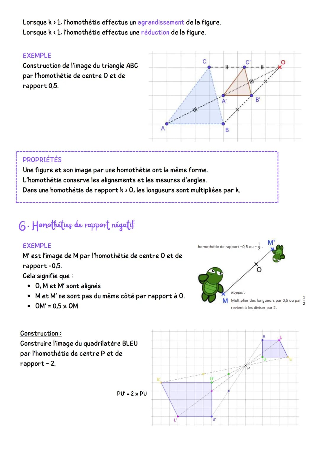 ▪MATHÉMATIQUES
Transformations
1. Symétrie axiale
Met M' sont symétriques par rapport à la droite (d) signifie que :
[MM] est perpendiculair