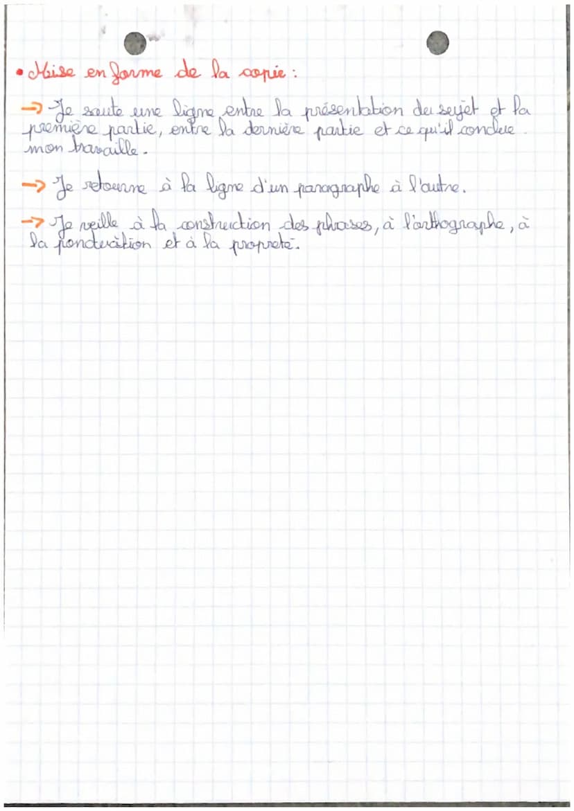 histoire
Rédiger un développement
construit
• Le travaille préparatoire ou brouillon:
→ Je lis attentivement le sujet. Je m'assure d'en comp